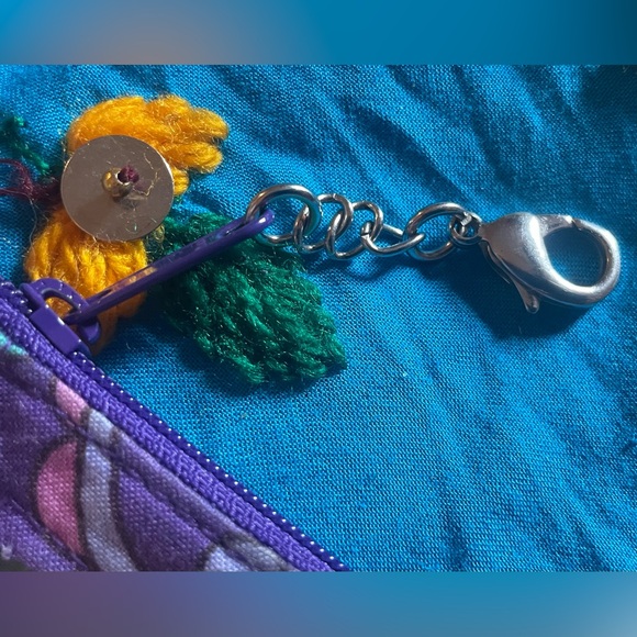 Purple Vera Bradley card case. Approximately 3 1/2 x 6”. Excellent condition! - Picture 2 of 7